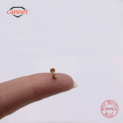Luxe Line Mini Zircon Stud – a Spark of Modern Minimalism