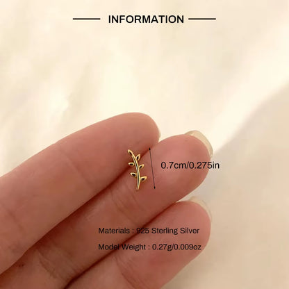 Luxe Line Mini Zircon Stud – a Spark of Modern Minimalism