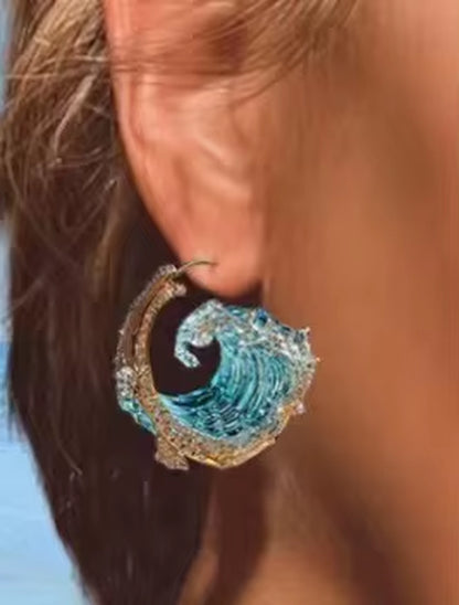 Roséluxe™ Zircon Drop Hook Earrings – Pure Elegance in Every Sparkle